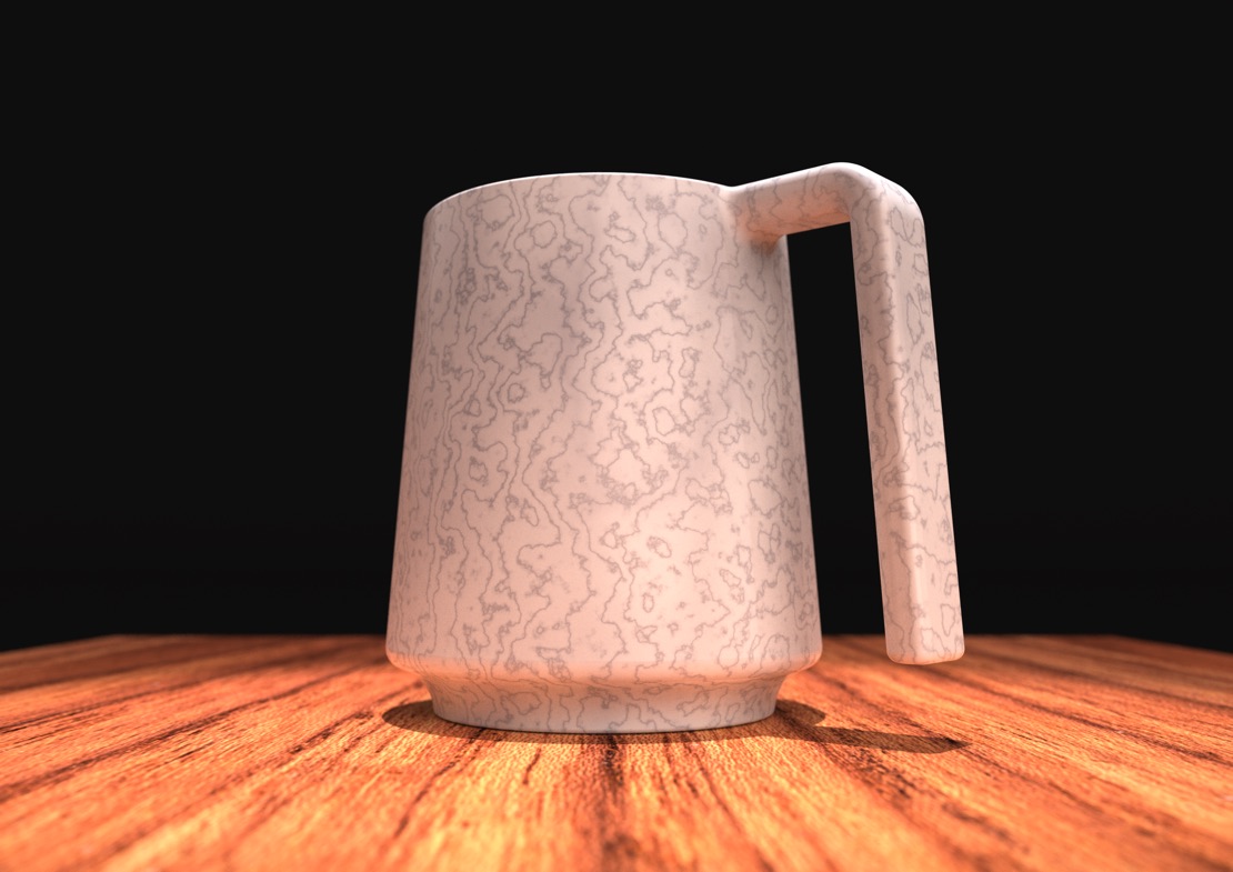 Coffee Mug and Cake Fork Design Slide 3